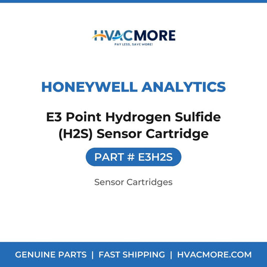 Honeywell Analytics E3 Point Hydrogen Sulfide (H2S) Sensor Cartridge E3H2S