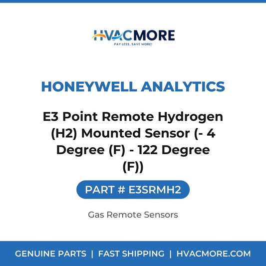 Honeywell Analytics E3 Point Remote Hydrogen (H2) Mounted Sensor (- 4 Degree (F) - 122 Degree (F)) E3SRMH2