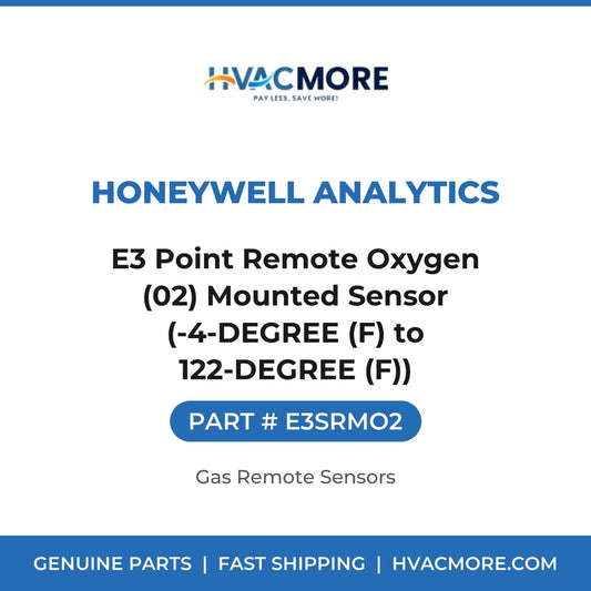 Honeywell Analytics E3 Point Remote Oxygen (02) Mounted Sensor (-4-DEGREE (F) to 122-DEGREE (F)) E3SRMO2