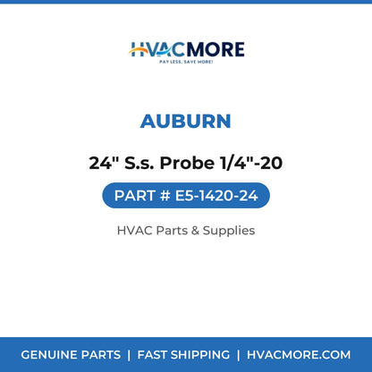 Auburn 24" S.s. Probe 1/4"-20 E5-1420-24