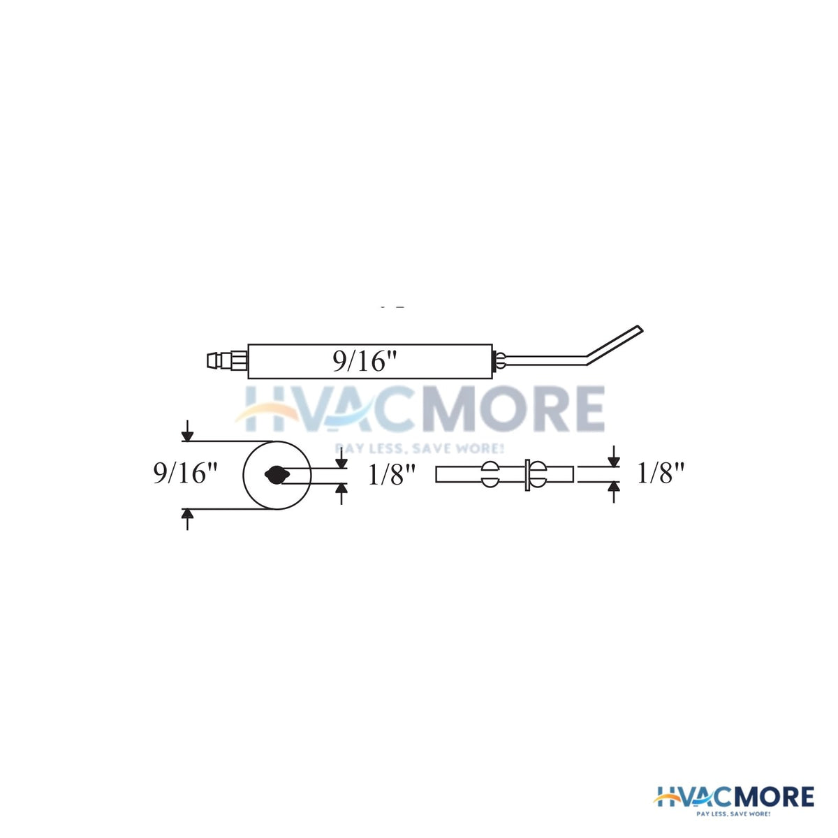 Westwood Products 8" Type 3M Electrode (2 Pack) E5-3M8-2PK