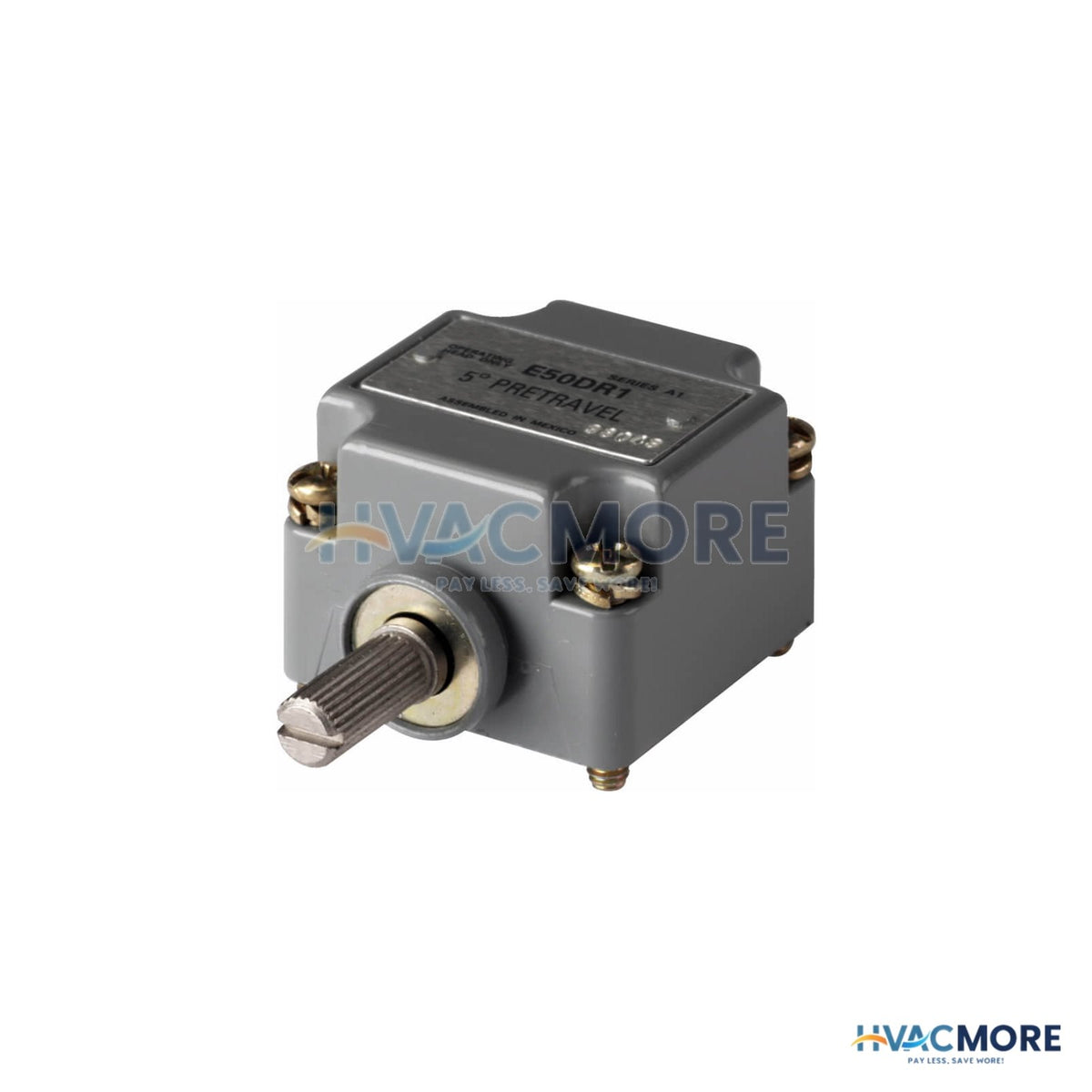 Eaton E50 NEMA Heavy-Duty Plug-In Limit Switch Operating Head, Side Rotary, Spring Return E50DR1