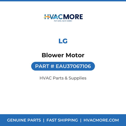 LG Blower Motor EAU37067106