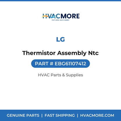 LG Thermistor Assembly Ntc EBG61107412
