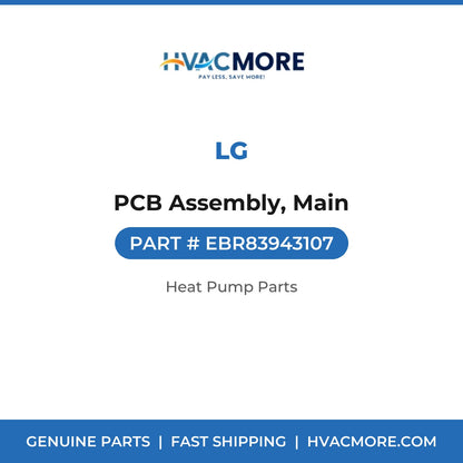 LG PCB Assembly, Main EBR83943107