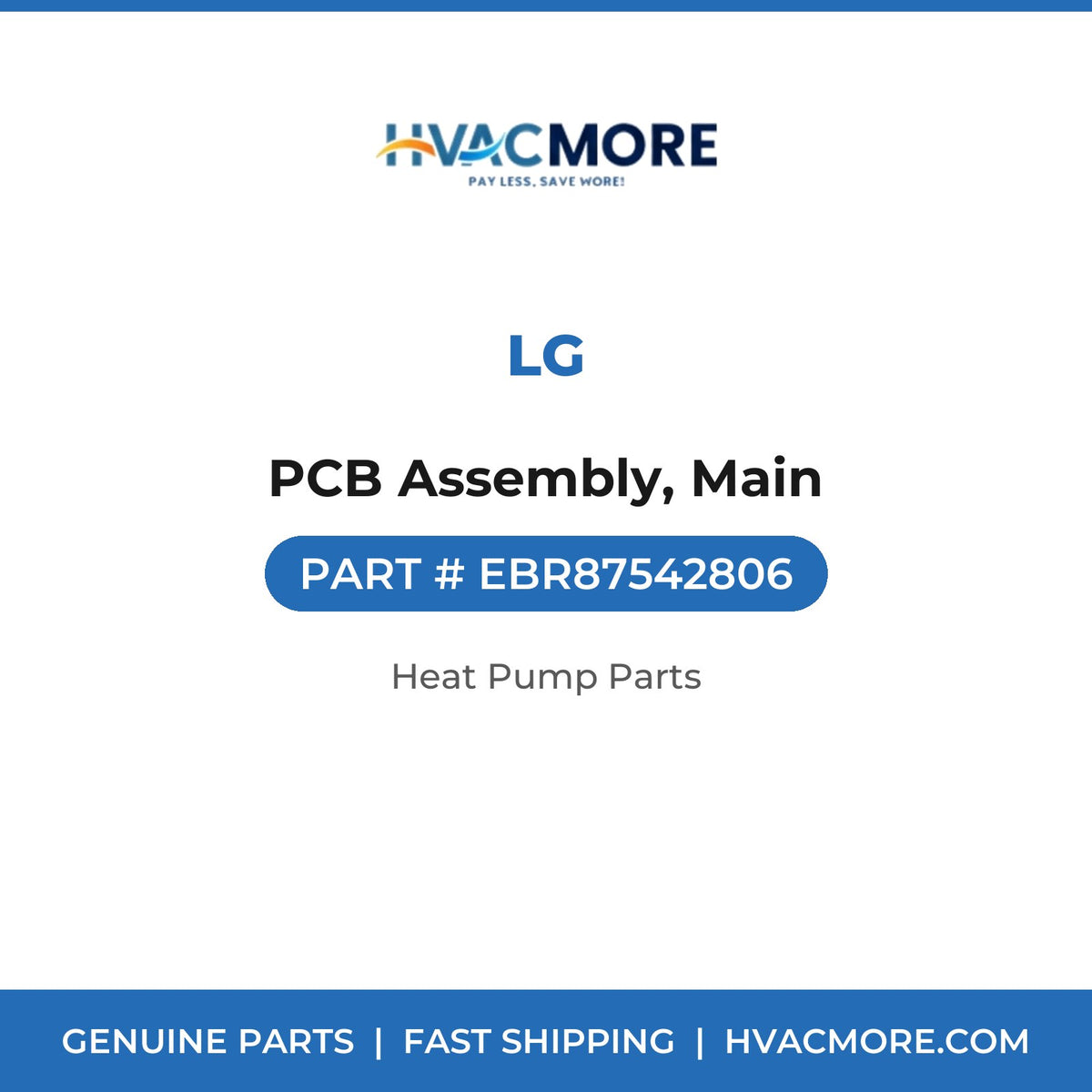 LG PCB Assembly, Main EBR87542806