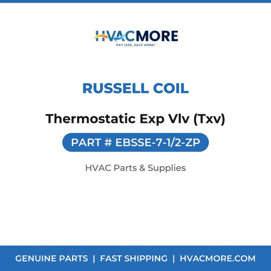Russell Coil Thermostatic Exp Vlv (Txv) EBSSE-7-1/2-ZP