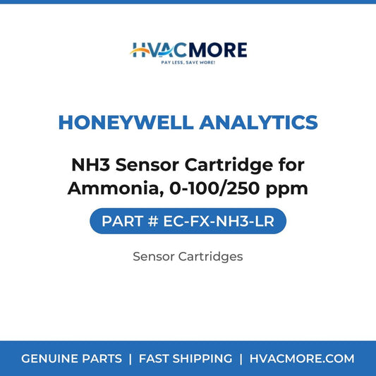 Honeywell Analytics NH3 Sensor Cartridge for Ammonia, 0-100/250 ppm EC-FX-NH3-LR