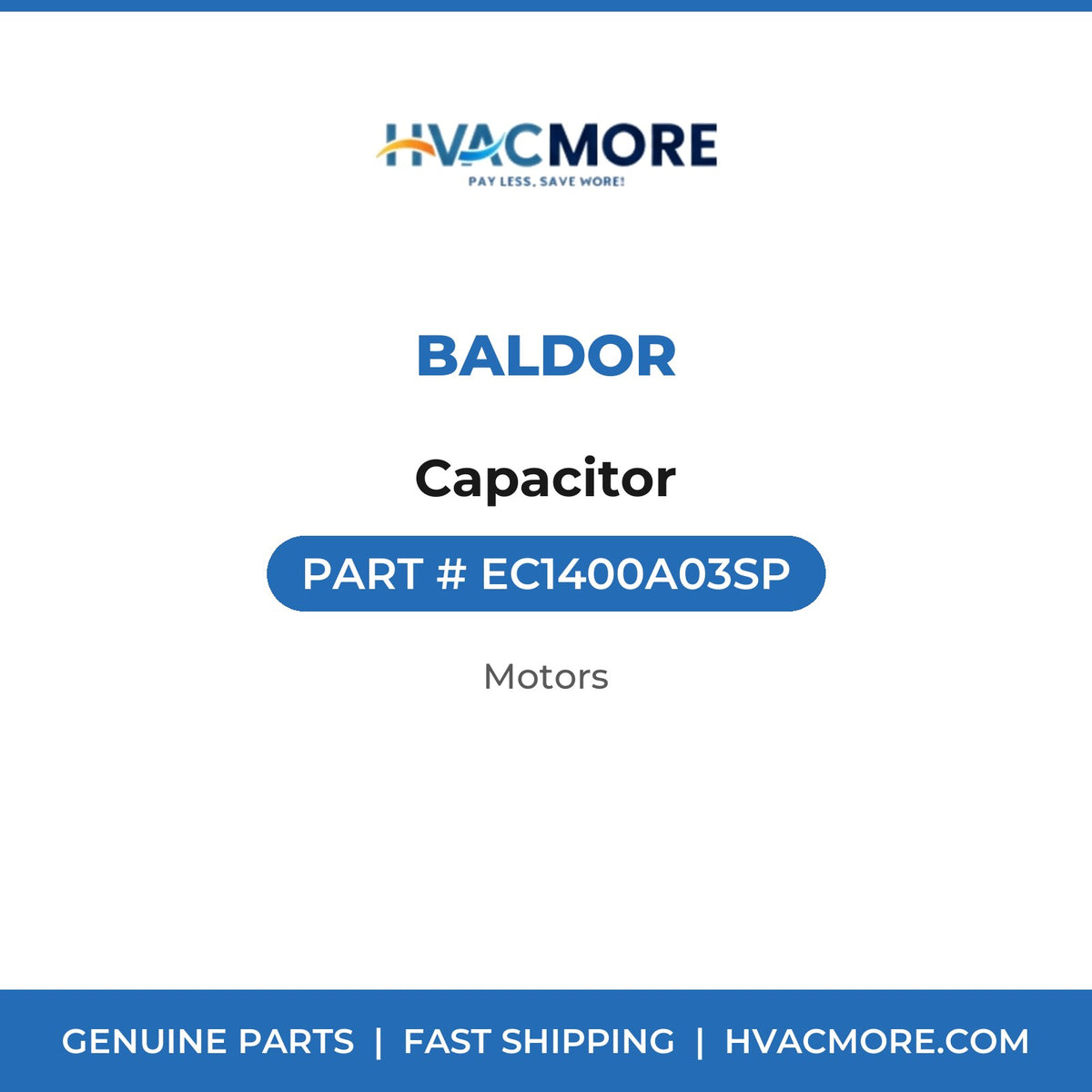 Baldor Capacitor EC1400A03SP