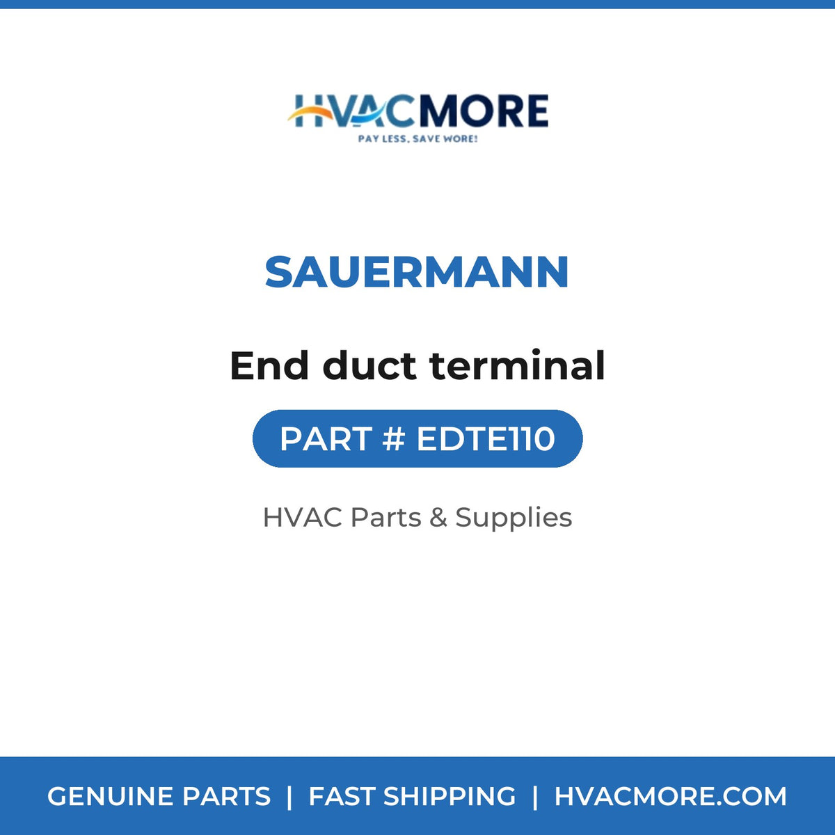 Sauermann End duct terminal EDTE110