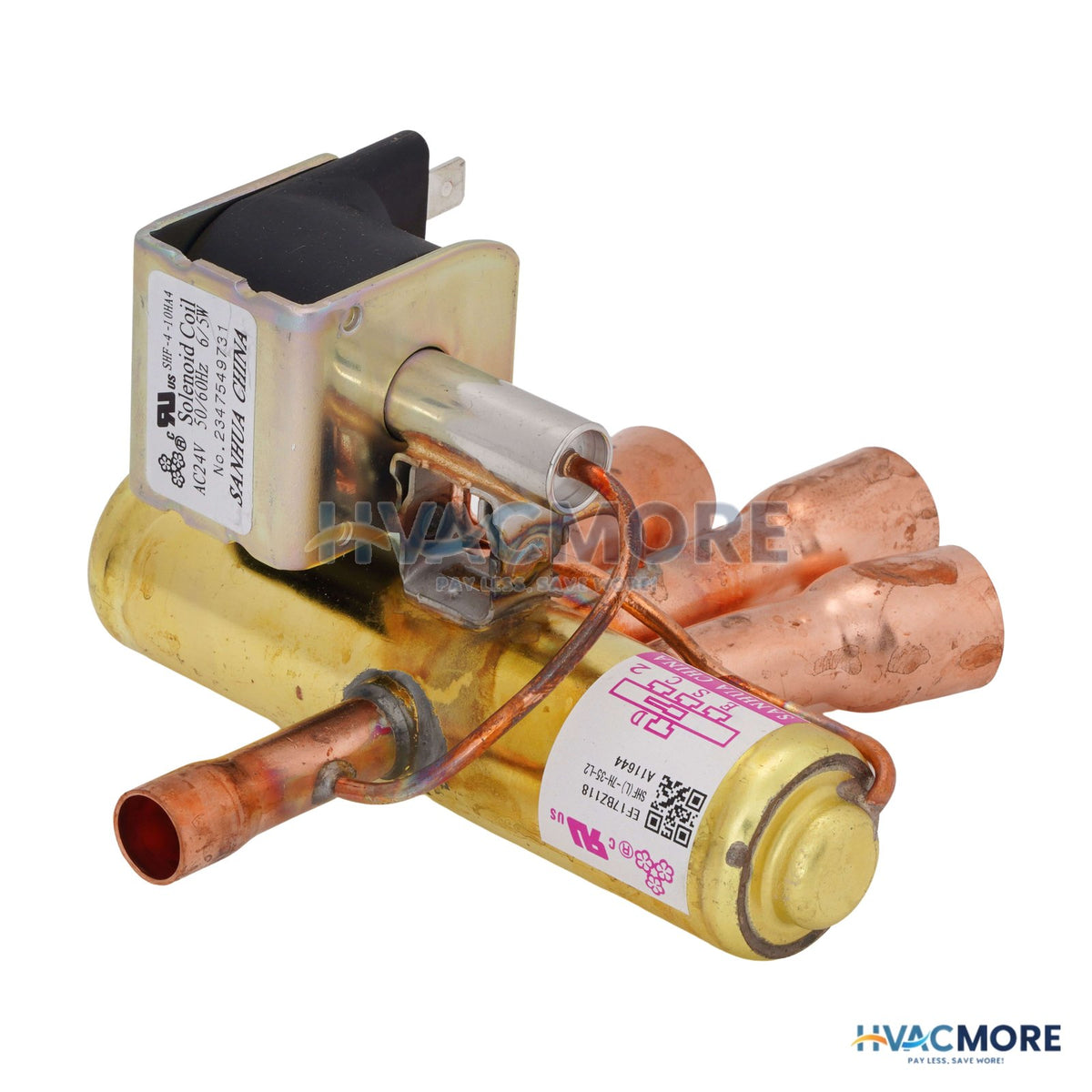 Carrier 5/8" Reversing Valve W/ 24V Coil EF17BZ118