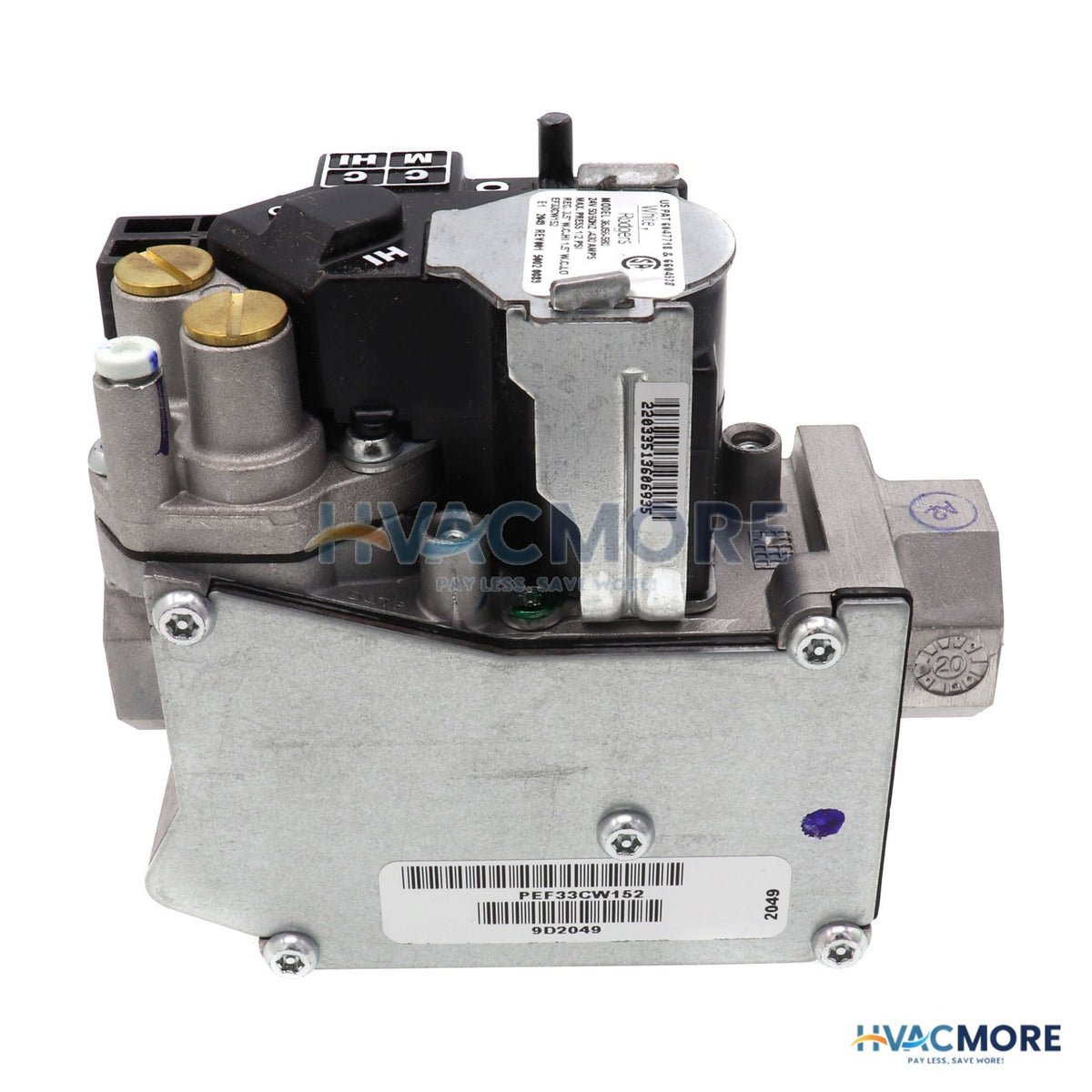 Carrier 24V 3.5"WC Gas Valve EF33CW152