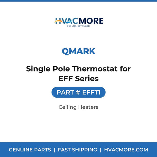 Qmark Single Pole Thermostat for EFF Series EFFT1