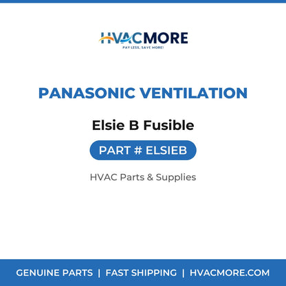 Panasonic Ventilation Elsie B Fusible ELSIEB
