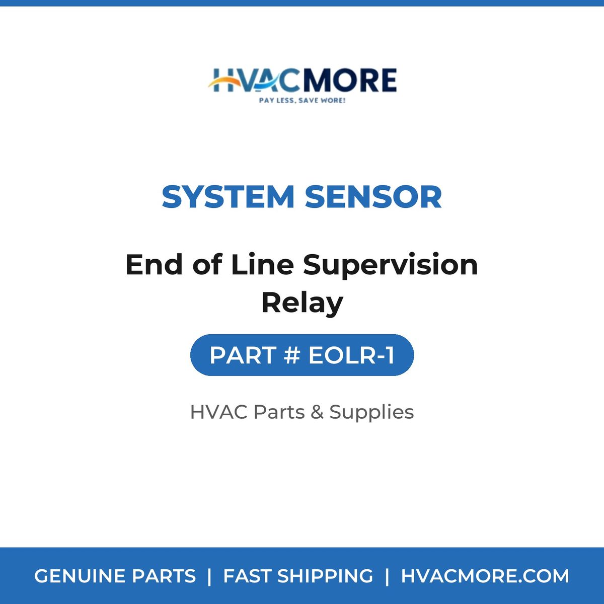 System Sensor End of Line Supervision Relay EOLR-1