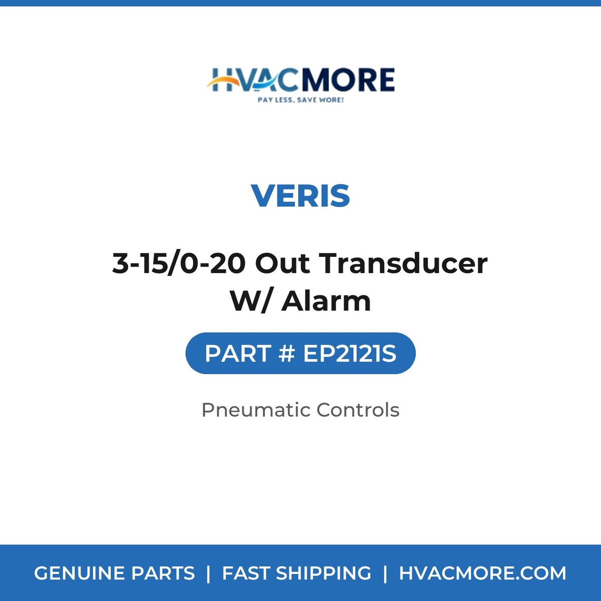 Veris 3-15/0-20 Out Transducer W/ Alarm EP2121S