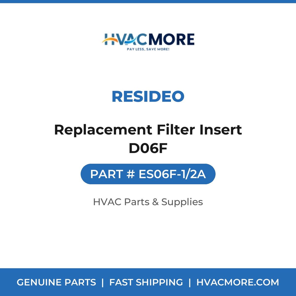 Resideo Replacement Filter Insert D06F ES06F-1/2A