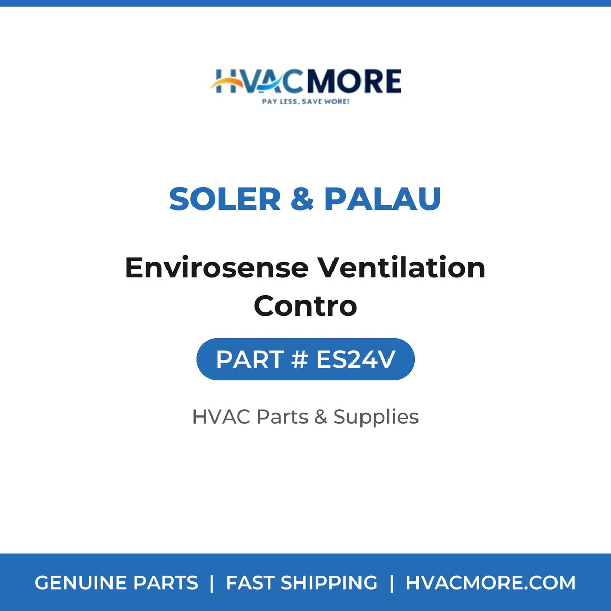 Soler & Palau Envirosense Ventilation Contro ES24V
