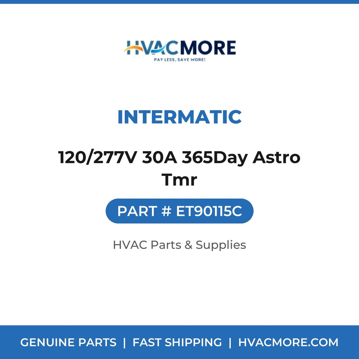 Intermatic 120/277V 30A 365Day Astro Tmr ET90115C