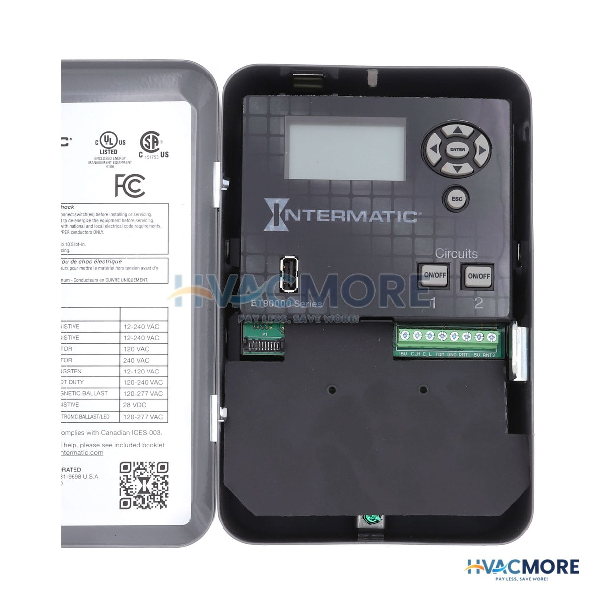 Intermatic 365-DAY Astronomic Electronic Control, SPDT (120V, 208-277 VAC) ET90215C