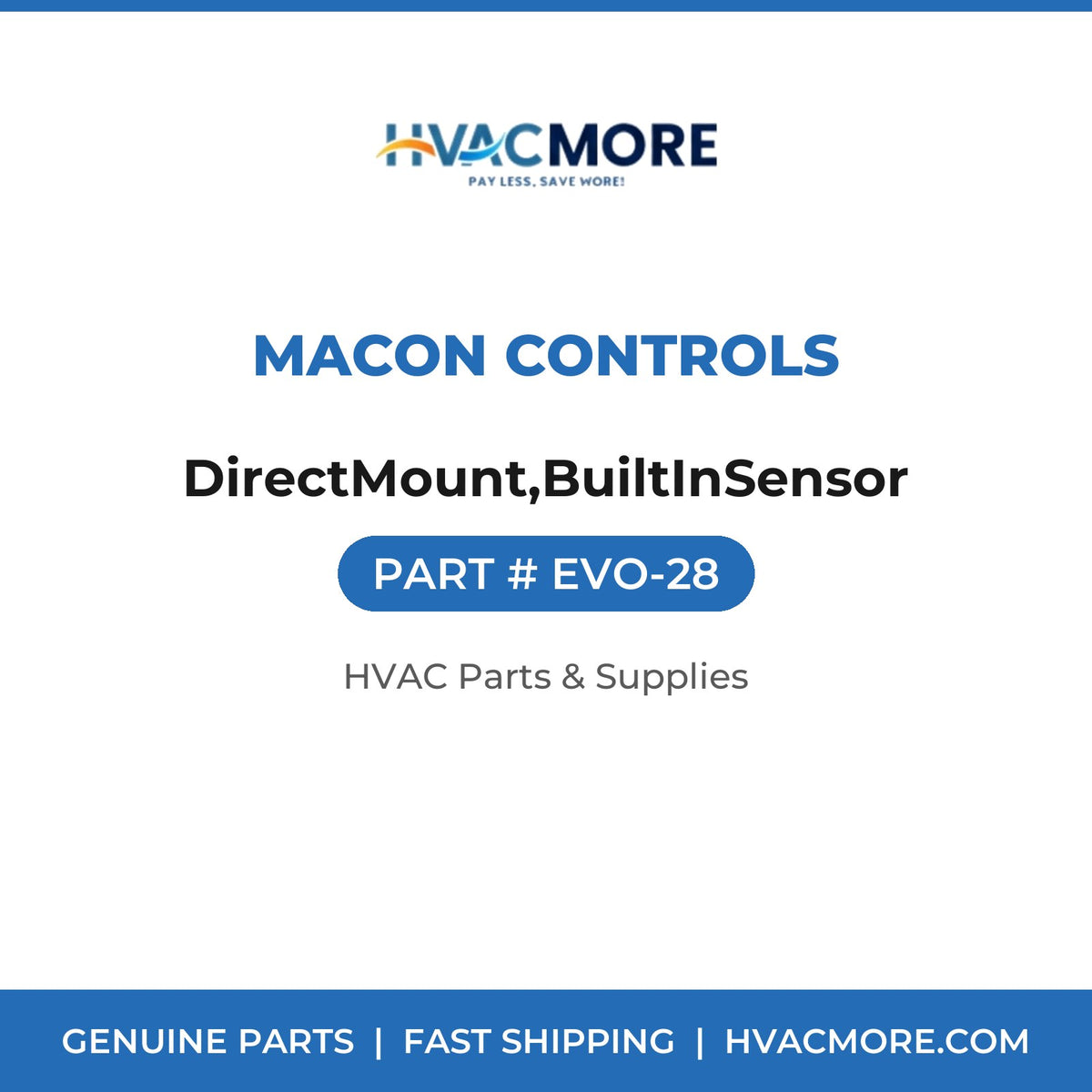 Macon Controls DirectMount,BuiltInSensor EVO-28