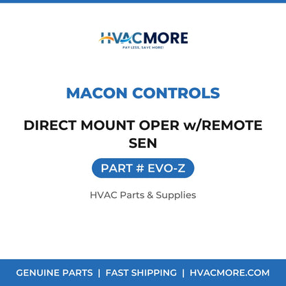 Macon Controls DIRECT MOUNT OPER w/REMOTE SEN EVO-Z
