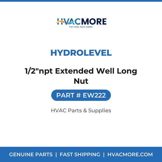 Hydrolevel 1/2"npt Extended Well Long Nut EW222