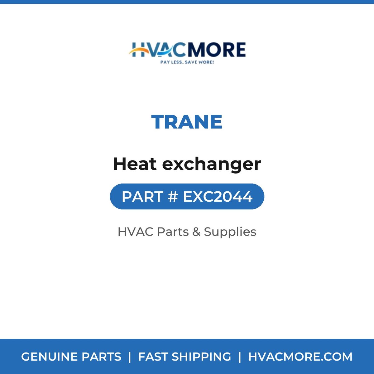 Trane Heat exchanger EXC2044