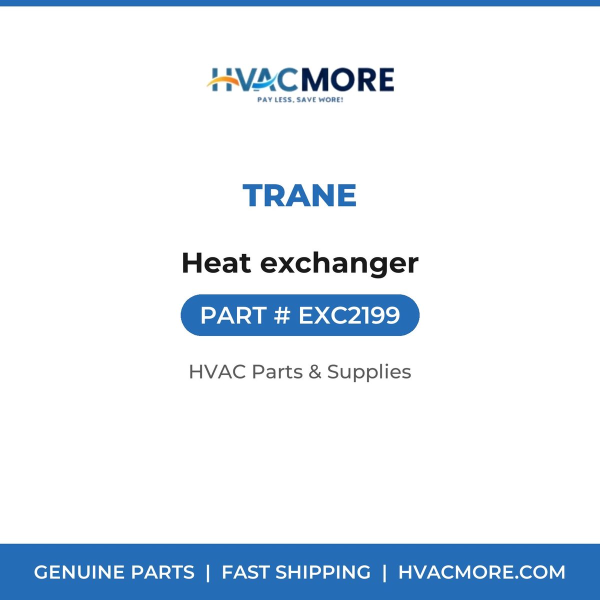 Trane Heat exchanger EXC2199