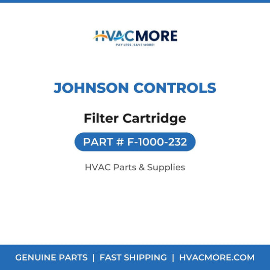 Johnson Controls Filter Cartridge F-1000-232