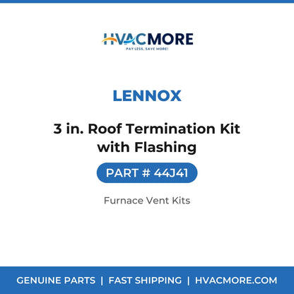 Lennox 44J41 3 in. Roof Termination Kit with Flashing - HVAC MORE
