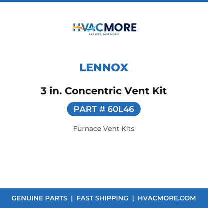 Lennox 60L46 3 in. Concentric Vent Kit - HVAC MORE