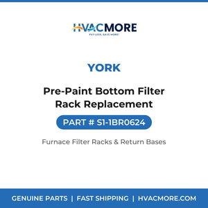 York S1-1BR0624 Pre-Paint Bottom Filter Rack Replacement - HVAC MORE
