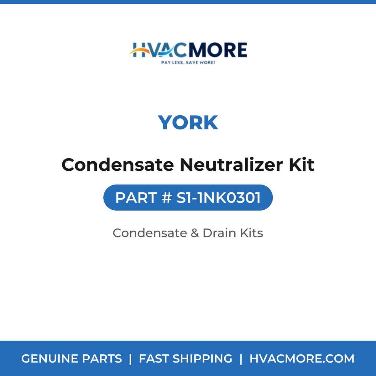 York S1-1NK0301 Condensate Neutralizer Kit - HVAC MORE