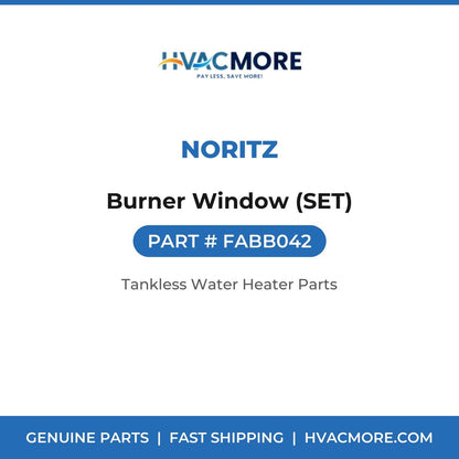 Noritz Burner Window (SET) FABB042