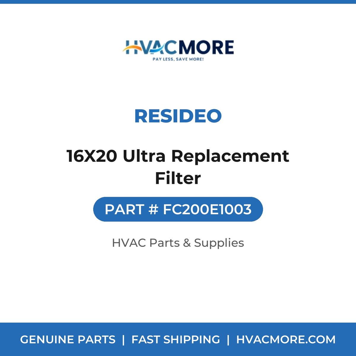 Resideo 16X20 Ultra Replacement Filter FC200E1003