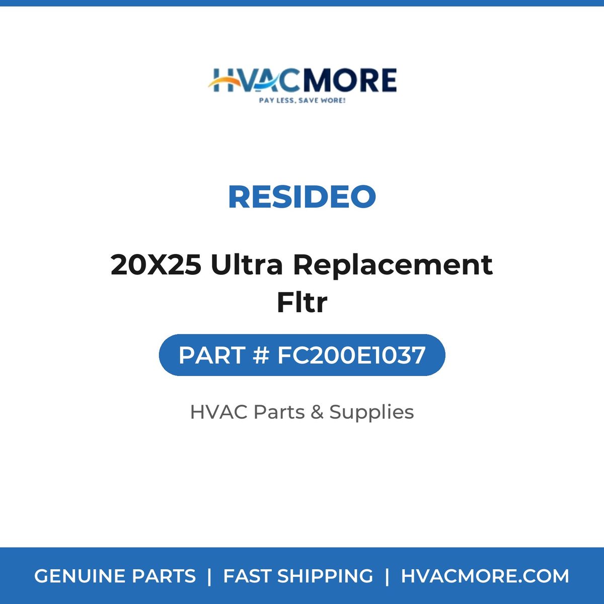 Resideo 20X25 Ultra Replacement Fltr FC200E1037