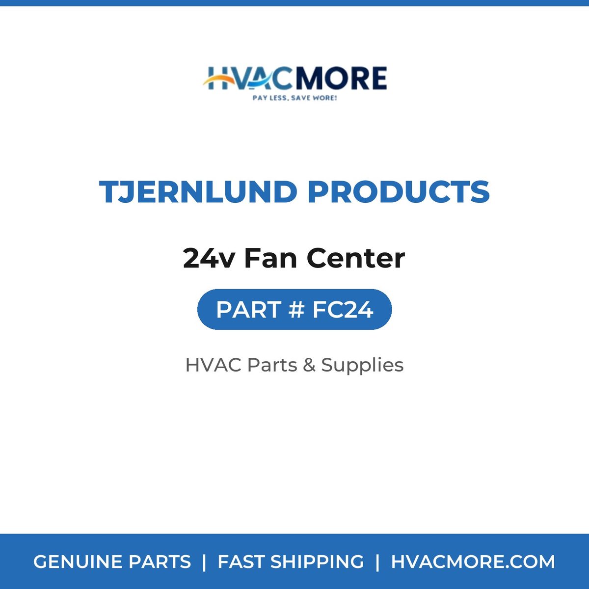 Tjernlund Products 24v Fan Center FC24