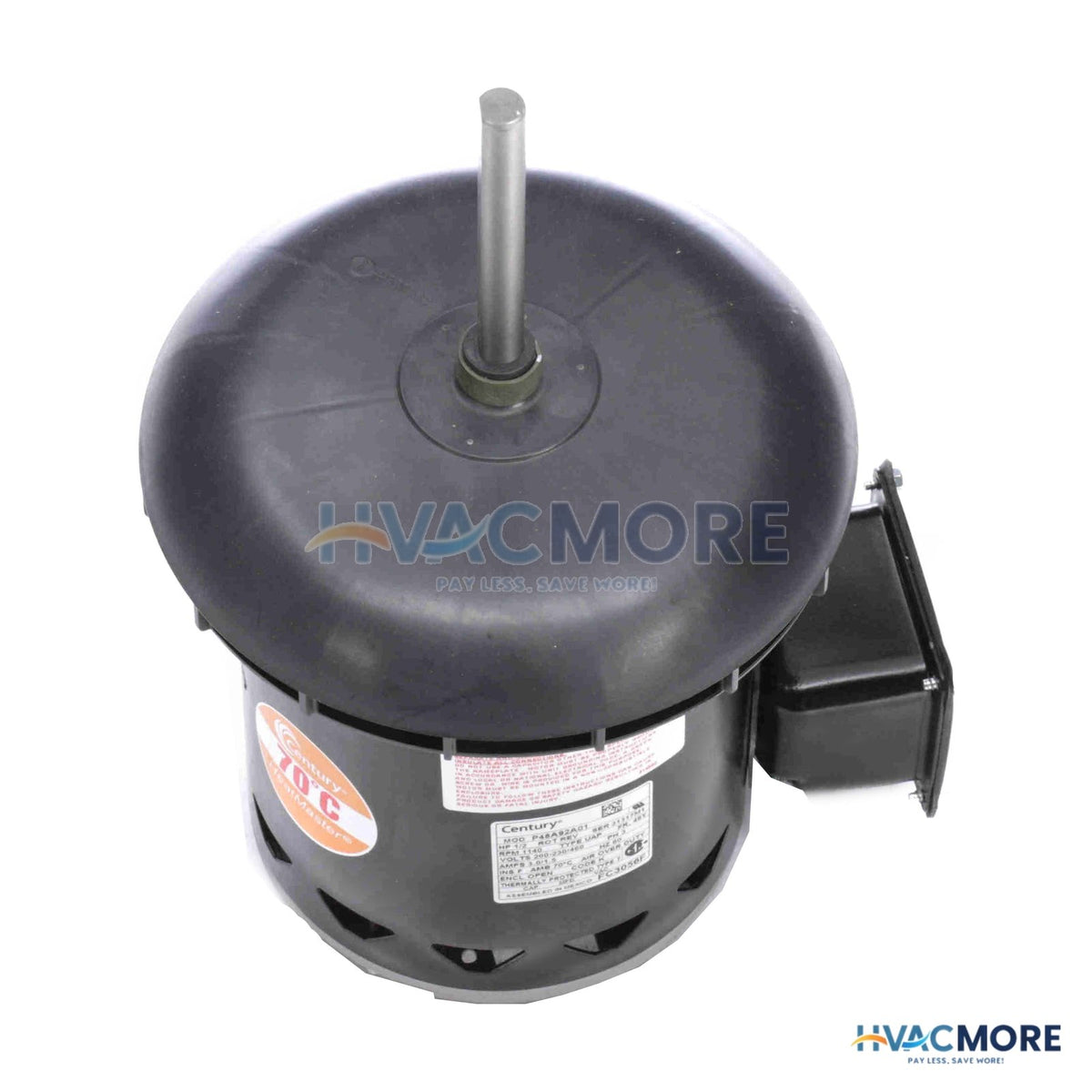 Century 5-5/8" 3-PHASE Deluxe Condenser Motor W/ 1/2" Flat-A (3.0/1.5A) FC3056F