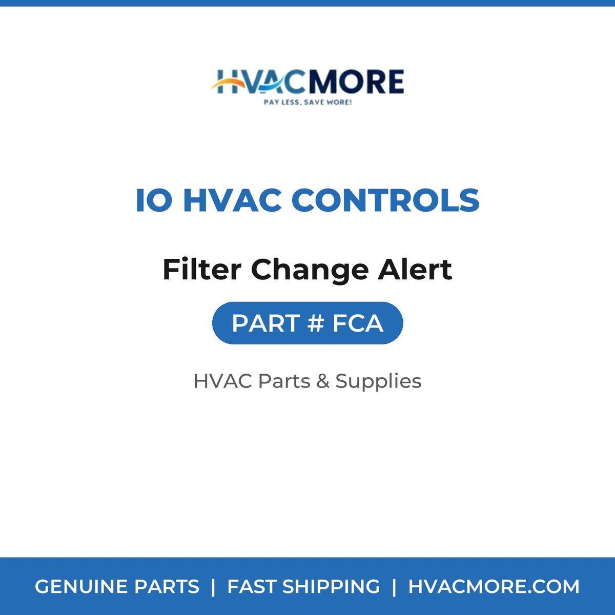 iO HVAC Controls Filter Change Alert FCA