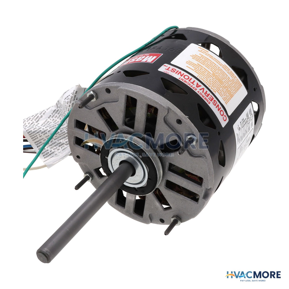 Century 5-5/8" PSC Motor, 1/2 - 1/6 HP, 1075 RPM, Reversible (208-230V) FD6000A