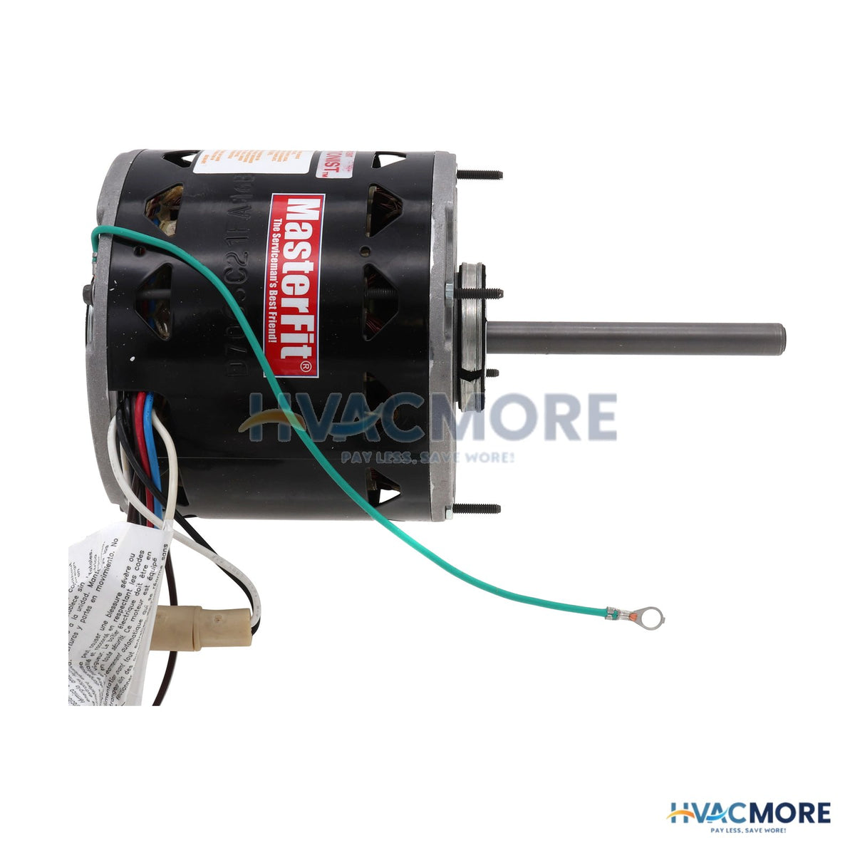 Century 5-5/8" PSC Motor, 1/2 - 1/6 HP, 1075 RPM, Reversible (208-230V) FD6000A