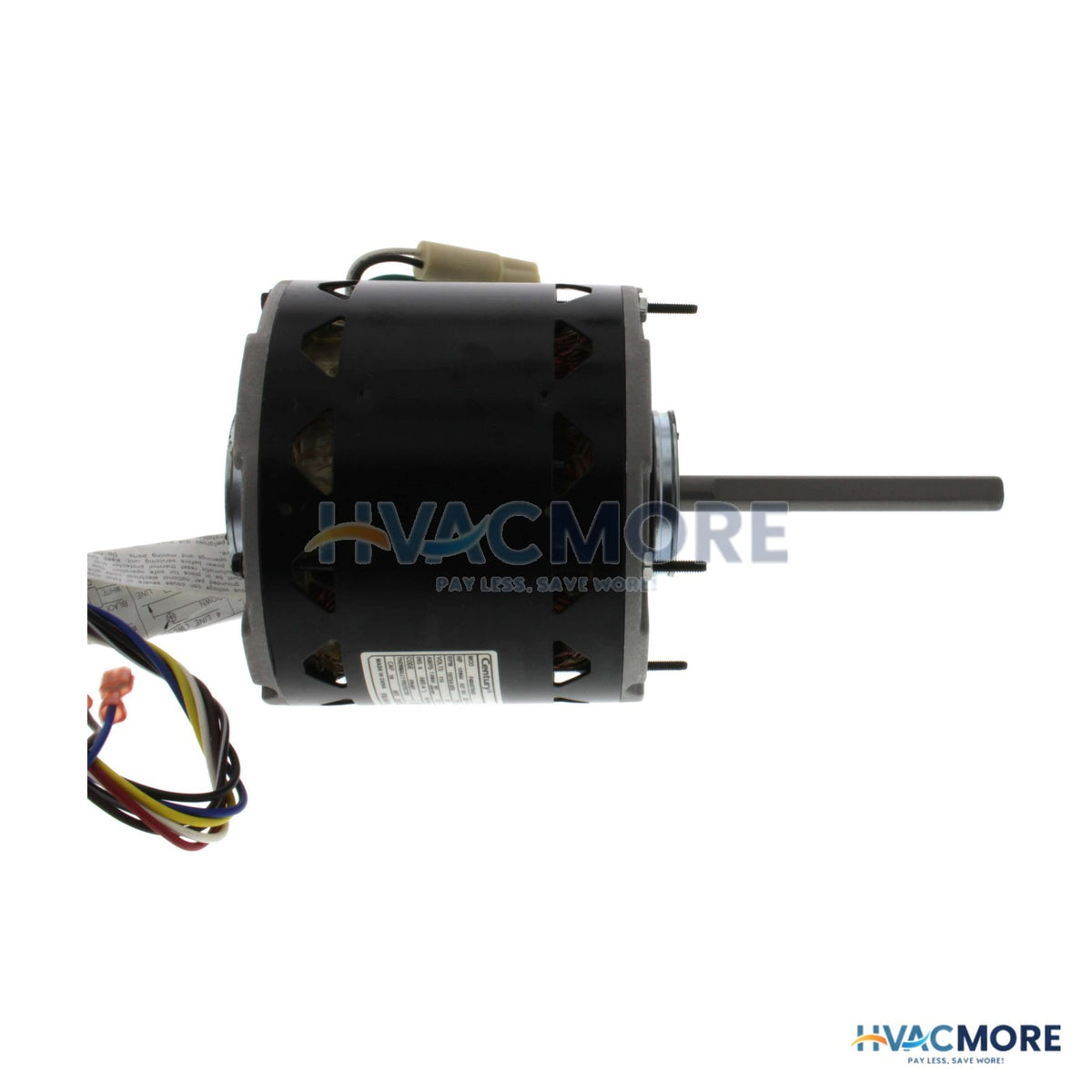 Century 5-5/8" PSC Motor, 1/2 - 1/6 HP, 1075 RPM, Reversible (115V) FDL6001A
