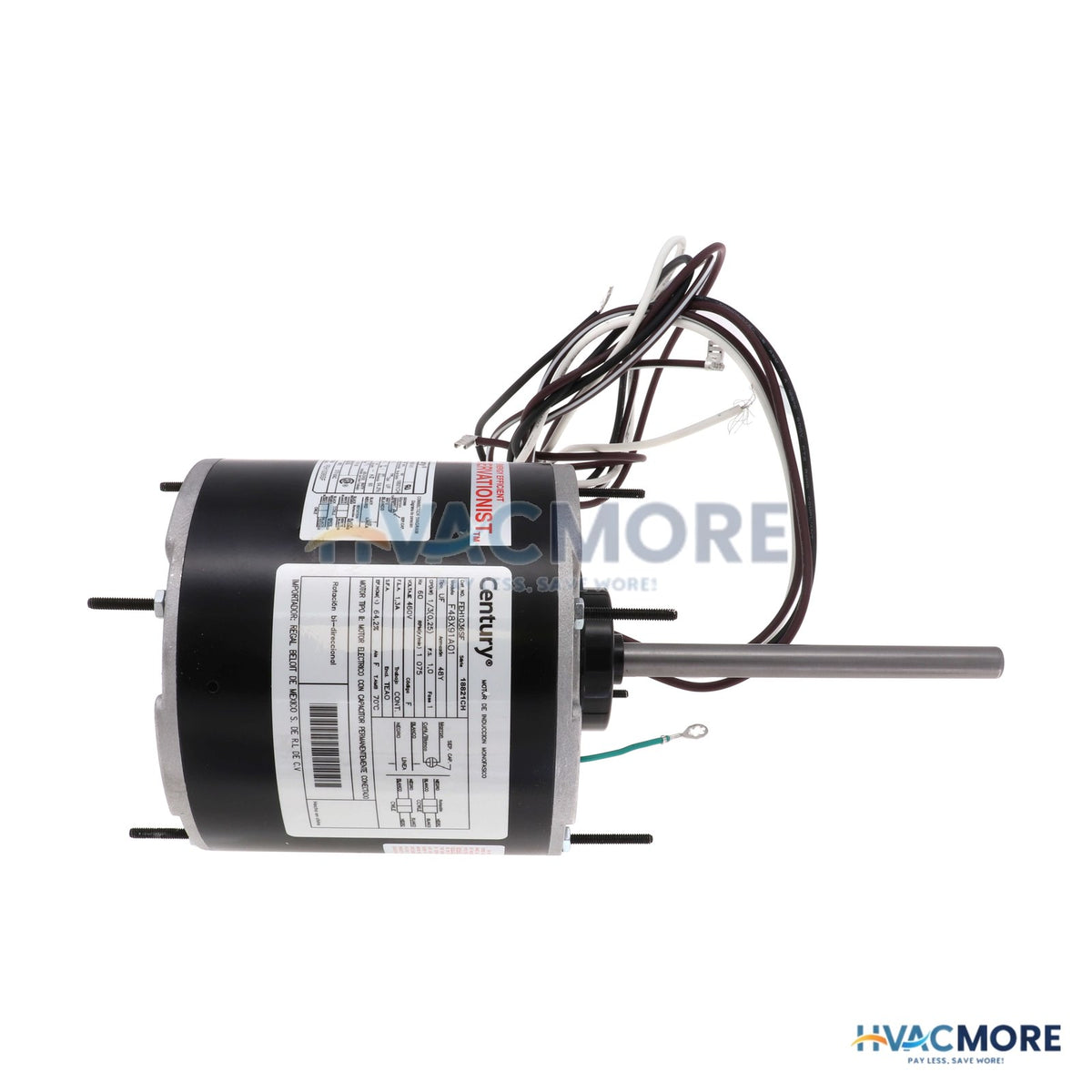 Century 5-5/8" Outdoor Ball Bearing Motor (460V, 1075 RPM, 1/3 HP) FEH1036SF