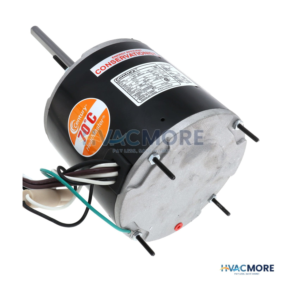 Century 5-5/8" Outdoor Ball Bearing Motor (460V, 1075 RPM, 1/3 HP) FEH1036SF