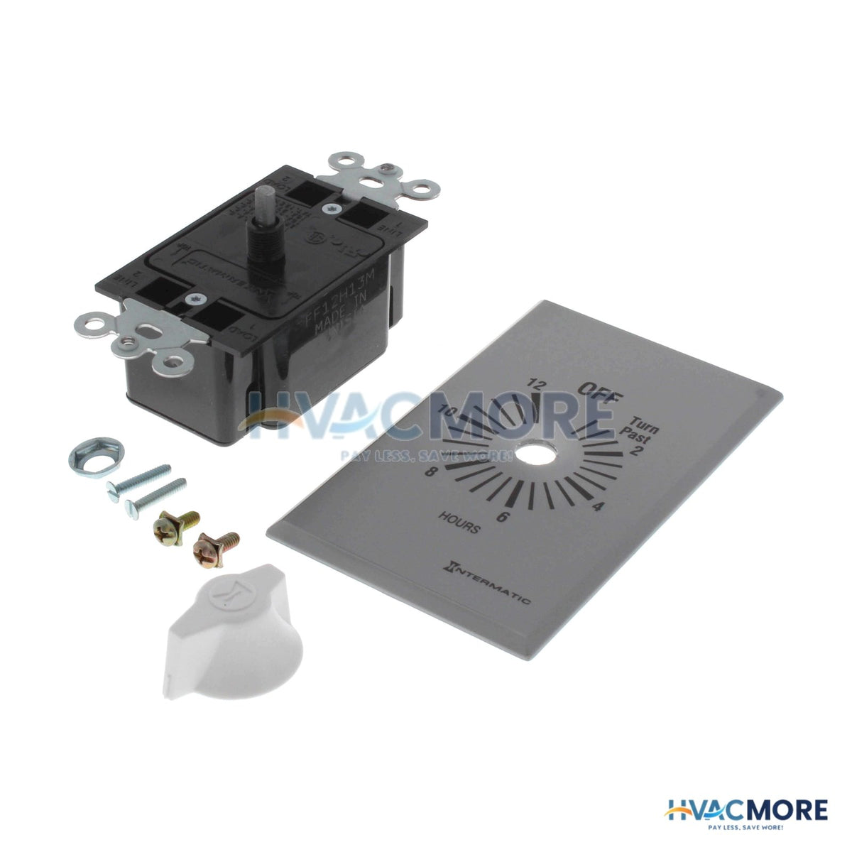 Intermatic FF Series Commercial Auto-Off Timer, SPST (12 Hours) FF12HC