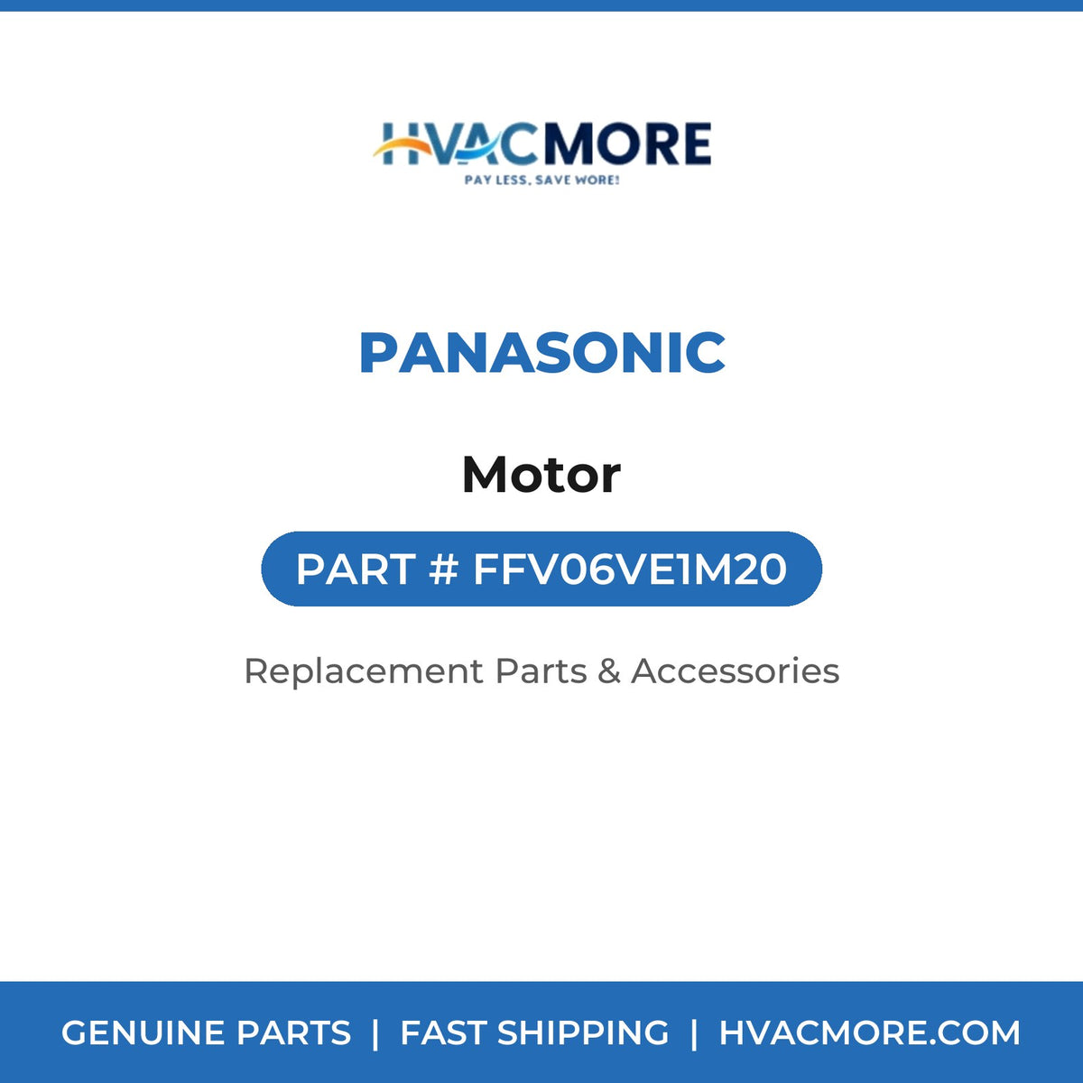 Panasonic Motor FFV06VE1M20