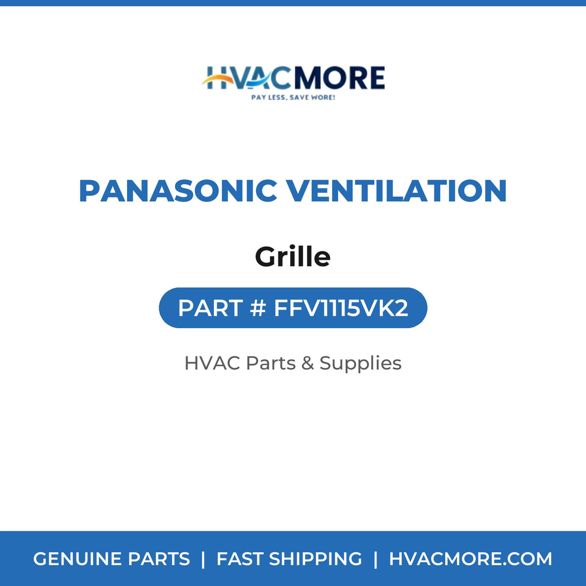 Panasonic Ventilation Grille FFV1115VK2