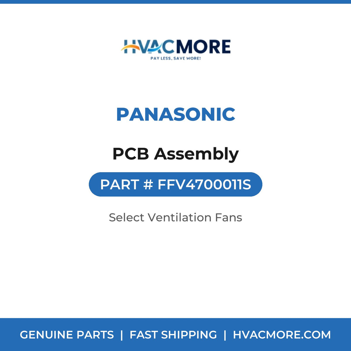 Panasonic PCB Assembly FFV4700011S