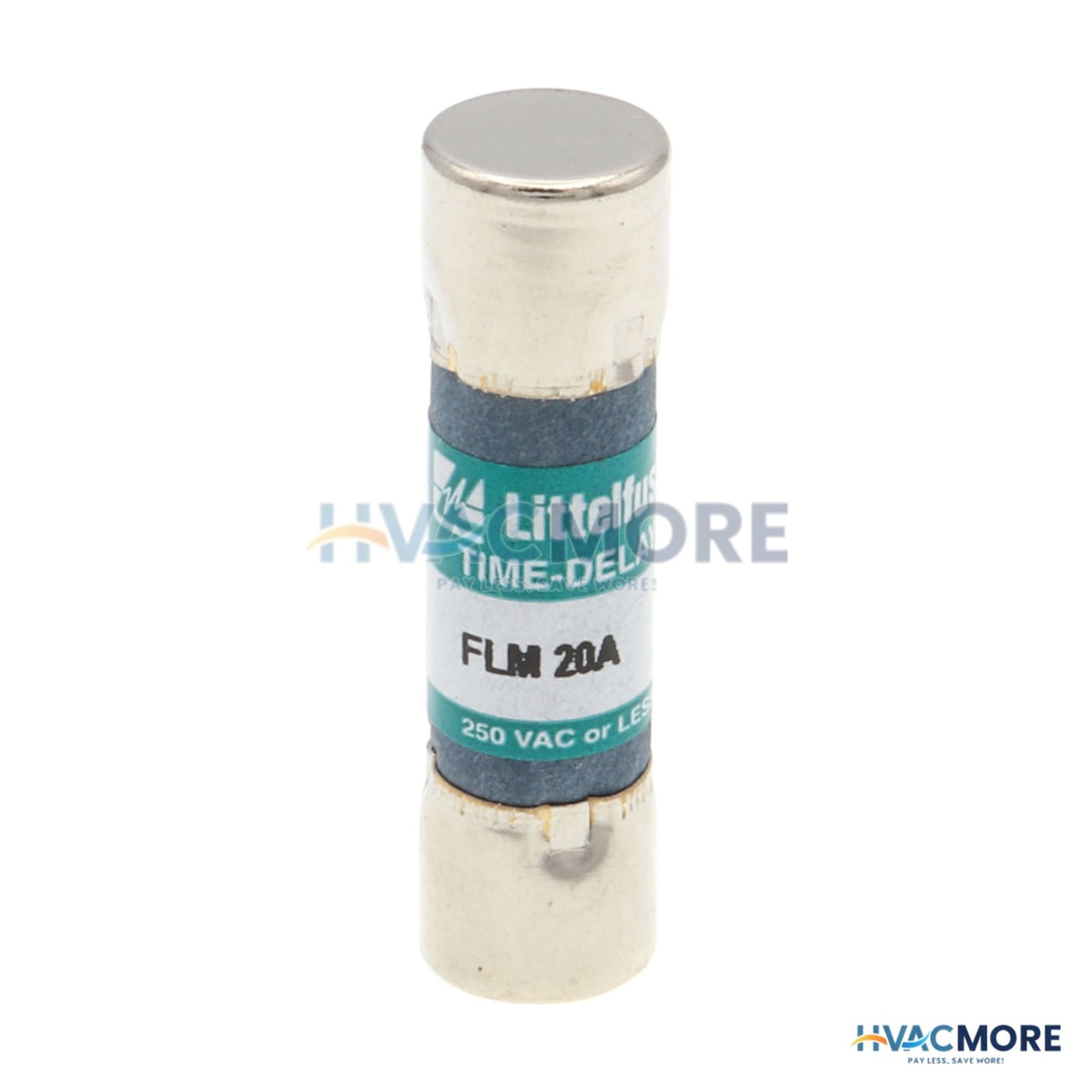 Littelfuse 20 Amp Slo-Blo Time-Delay, Midget Class Fuse (250V) FLM020